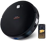SuperChef Robot Aspirador SF425 CleanPro WiFi, App, Compatible con Alexa y Google Home, Aspira, Barre, Friega y Pasa la Mopa, Navegación Inteligente Gyroscópica